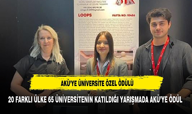 AKÜ Öğrencileri “Üniversite Özel Ödülü”ne Layık Görüldü