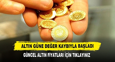 Altın Güne Değer Kaybıyla Başladı