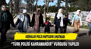 Asenalar Polis Haftasını Unutmadı ''Türk Polisi Kahramandır'' Vurgusu Yapıldı
