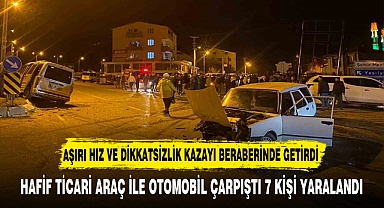 AŞIRI HIZ VE DİKKATSİZLİK KAZAYI BERABERİNDE GETİRDİ