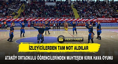 ATAKÖY ORTAOKULU ÖĞRENCİLERİNDEN MUHTEŞEM KIRIK HAVA OYUNU