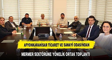 ATSO'DAN MERMER SEKTÖRÜNE YÖNELİK ORTAK TOPLANTI