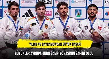 AVRUPA JUDO ŞAMPİYONASINDA TÜRK BAYRAKLARINI DALGALANDIRDILAR