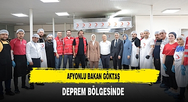 Bakan Göktaş Deprem Bölgesinde
