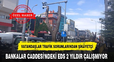BANKALAR CADDESİ'NDEKİ EDS 2 YILDIR ÇALIŞMIYOR