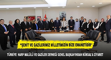 BAŞKAN KÖKSAL'A ÜST DÜZEY ZİYARET
