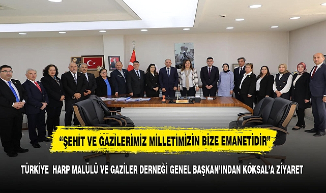 BAŞKAN KÖKSAL'A  ÜST DÜZEY ZİYARET