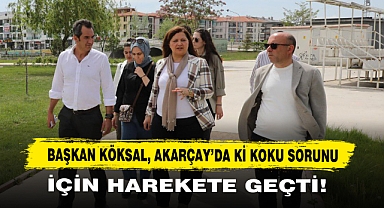 Başkan Köksal, Akarçay’da Ki Kötü Koku Sorunu İçin Harekete Geçti!
