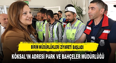 Başkan Köksal'ın Adresi Park ve Bahçeler Müdürlüğü Oldu