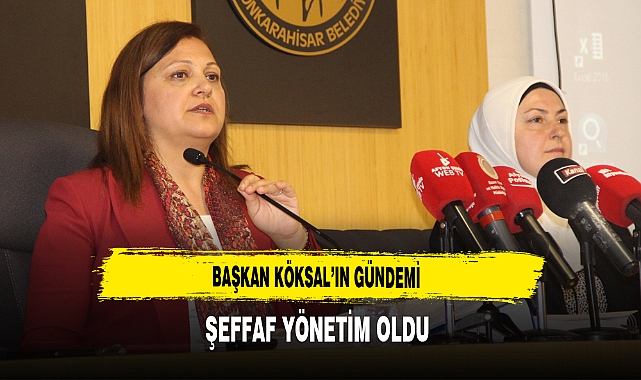 Başkan Köksal'ın Gündemi Şeffaf Yönetim Oldu