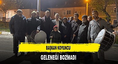 Başkan Koyuncu Geleneği Bozmadı