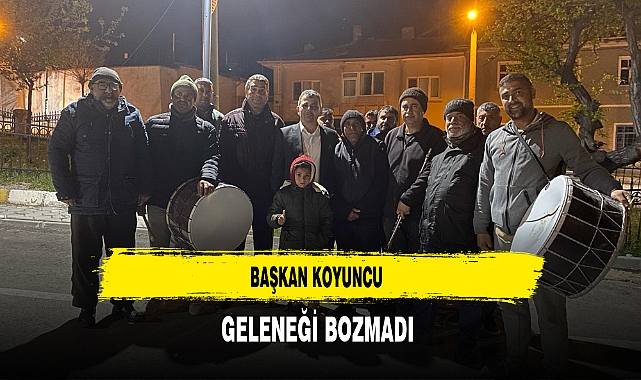 Başkan Koyuncu  Geleneği Bozmadı
