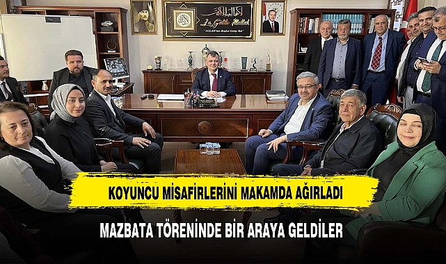 Başkan Koyuncu misafirlerini ağırladı