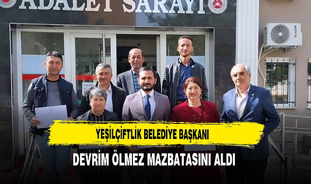 Başkan Ölmez Mazbatasını Aldı
