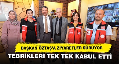 Başkan Öztaş’a Ziyaretler Sürüyor