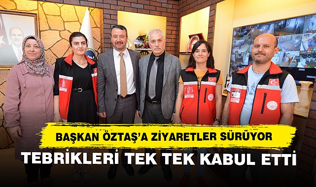 Başkan Öztaş’a Ziyaretler Sürüyor