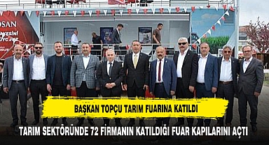 Başkan Topçu, Afyonkarahisar Tarım, Hayvancılık ve Gıda Fuarına Katıldı