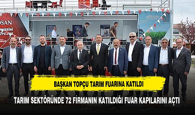 Başkan  Topçu, Afyonkarahisar Tarım, Hayvancılık ve Gıda Fuarına Katıldı
