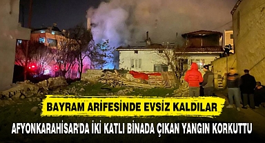 BAYRAM ARİFESİNDE EVSİZ KALDILAR