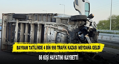 Bayram Tatilinde 4 Bin 998 Trafik Kazası Meydana Geldi