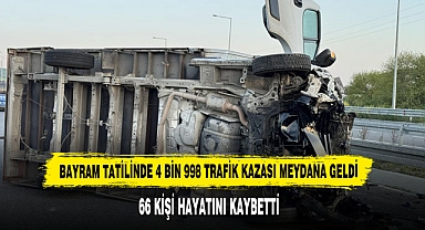 Bayram Tatilinde 4 Bin 998 Trafik Kazası Meydana Geldi