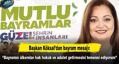 "Bayramın ülkemize hak hukuk ve adalet getirmesini temenni ediyorum"