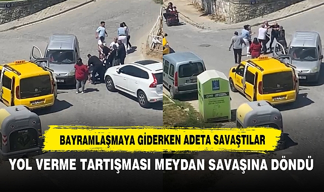 Bayramlaşmaya Giderken Adeta Savaştılar