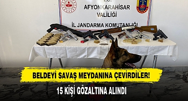 Beldeyi Savaş Meydanına Çevirdiler!