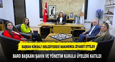 Belediye Başkanı Köksal’a Meslektaşlarından Anlamlı Ziyaret