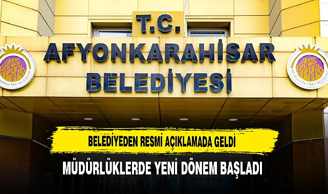 Belediyeden Resmi Açıklama Geldi Müdürlüklerde Yeni Dönem Başladı