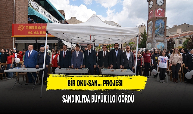 Bir Oku-San... Projesi Sandıklı'da Büyük İlgi Gördü