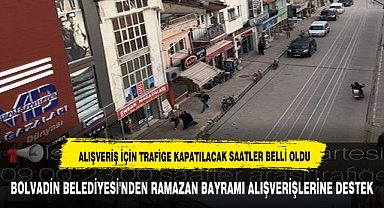 BOLVADİN BELEDİYESİ'NDEN RAMAZAN BAYRAMI ALIŞVERİŞLERİNE DESTEK
