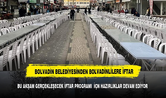 Bolvadin Belediyesi'nden Ramazan Coşkusu  İftar Programı Hazırlıkları Hız Kesmeden Sürüyor