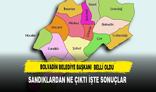 Bolvadin'de Belediye Başkanı Belli Oldu İşte Detaylar