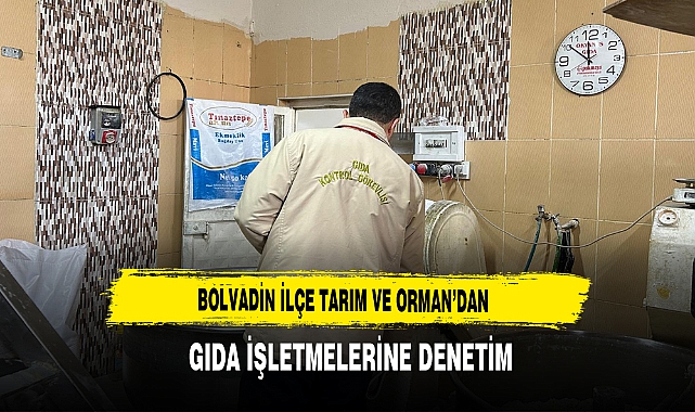 Bolvadin'de Denetimler Sürüyor Halkın Sağlığına Önem Veriliyor