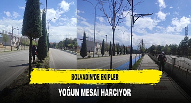 Bolvadin'de Ekipler Yoğun Mesai Harcıyor