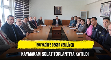 Bolvadin'e Değer Veriliyor Kaymakam Bolat Toplantıya Katıldı