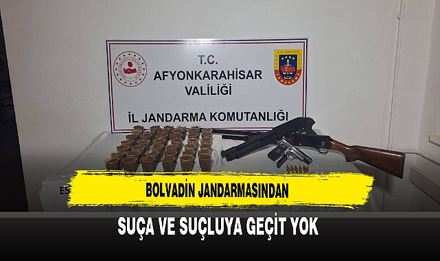 Bolvadin Jandarmasından Suça ve Suçluya Geçit Yok