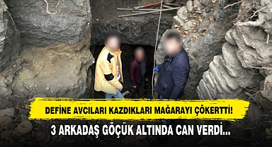 Bursa'da 3 Arkadaş Göçük Altında Can Verdi…