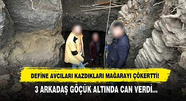 Bursa'da 3 Arkadaş Göçük Altında Can Verdi…