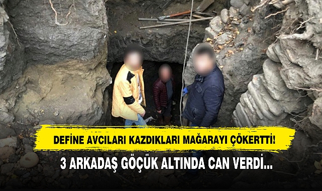 Bursa'da 3 Arkadaş Göçük Altında Can Verdi…