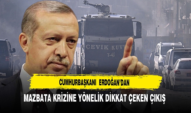 Cumhurbaşkanı Erdoğan'dan Mazbata Krizine Yönelik Dikkat Çeken Çıkış