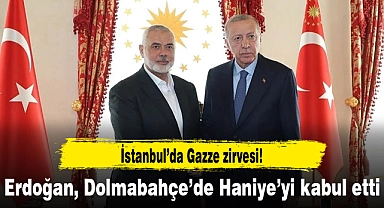 Cumhurbaşkanı Erdoğan, Hamas Siyasi Büro Başkanı İsmail Heniyye ile görüştü
