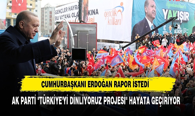 Cumhurbaşkanı Erdoğan Rapor İstedi