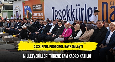 Dazkırı Belediye Başkanı Fatih Çiçek, Bayramlaşma Töreni Düzenledi