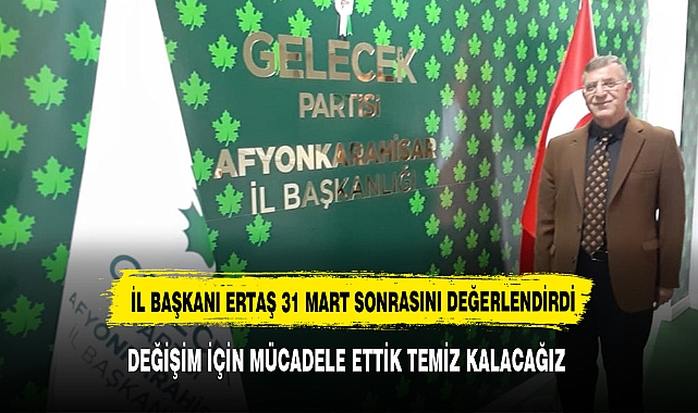 “Değişim İçin Mücadele Ettik, Temiz Kalacağız”