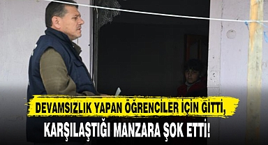 Devamsızlık Yapan Öğrenciler İçin Gitti, Karşılaştığı Manzara Şok Etti!