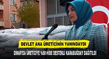 DEVLET ANA ÜRETİCİNİN YANINDAYDI