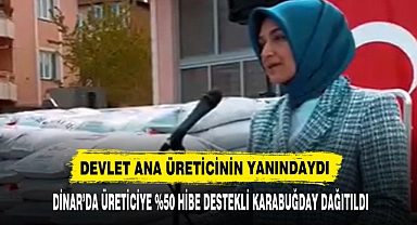 DEVLET ANA ÜRETİCİNİN YANINDAYDI