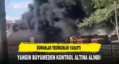 Dumanlar Tedirginlik Yarattı Yangın Büyümeden Kontrol Altına Alındı